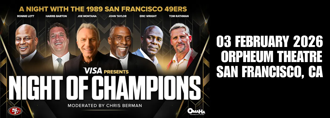 Night of Champions: Moderated By Chris Berman – Joe Montana, John Taylor & Ronnie Lott
